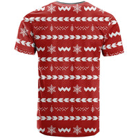 Ho Ho Hold My Beer Santa Christmas Design T Shirt Xmas Holiday Patterns - Wonder Print Shop