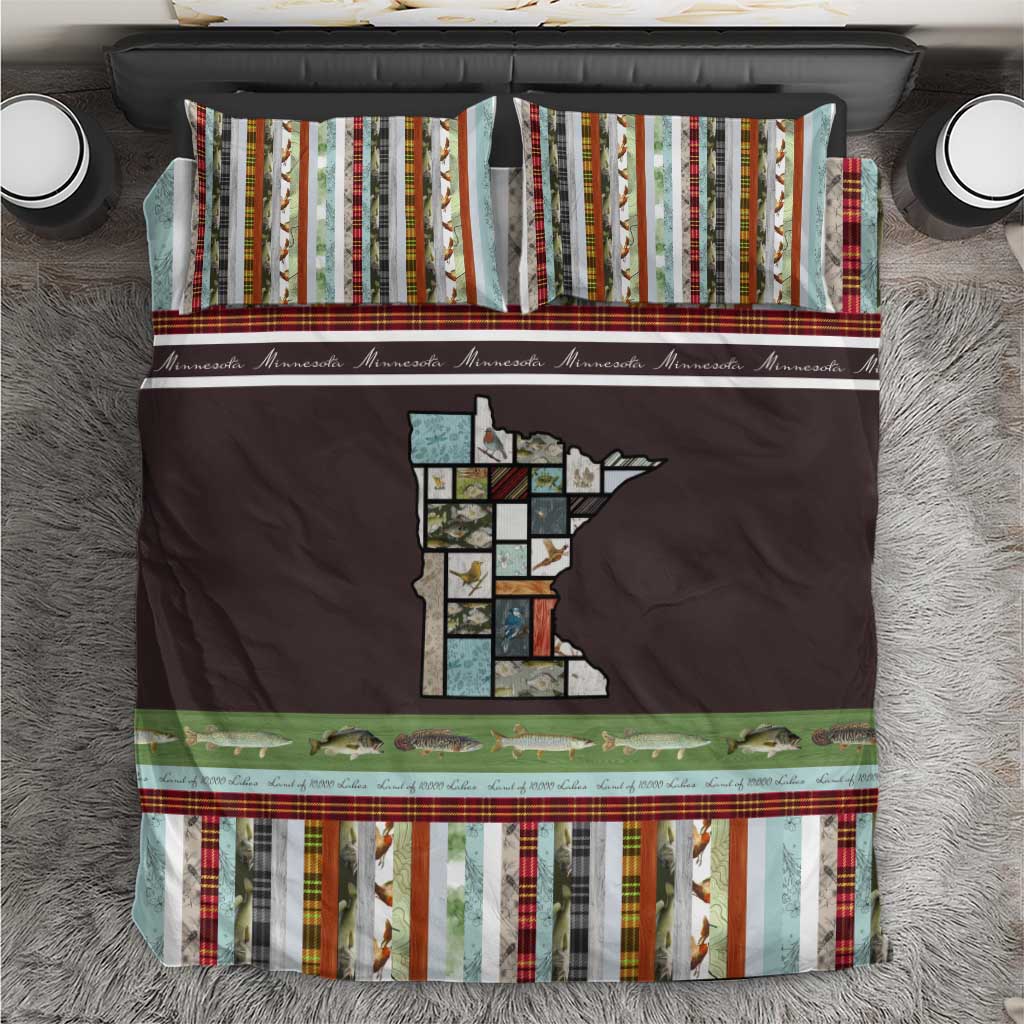 In The Deep Heart Of Minnesota Christmas Design Bedding Set Xmas Holiday Patterns - Wonder Print Shop