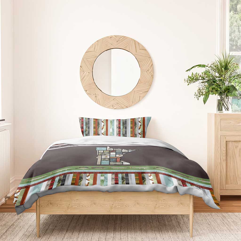 In The Deep Heart Of Minnesota Christmas Design Bedding Set Xmas Holiday Patterns - Wonder Print Shop