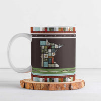In The Deep Heart Of Minnesota Christmas Design Ceramic Mug Xmas Holiday Patterns - Wonder Print Shop