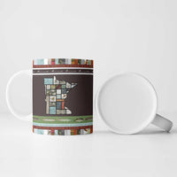 In The Deep Heart Of Minnesota Christmas Design Ceramic Mug Xmas Holiday Patterns - Wonder Print Shop