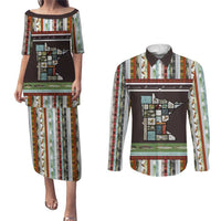 In The Deep Heart Of Minnesota Christmas Design Couples Matching Puletasi and Long Sleeve Button Shirt Xmas Holiday Patterns - Wonder Print Shop