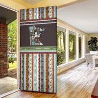 In The Deep Heart Of Minnesota Christmas Design Door Cover Xmas Holiday Patterns - Wonder Print Shop