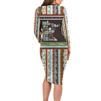 In The Deep Heart Of Minnesota Christmas Design Family Matching Long Sleeve Bodycon Dress and Hawaiian Shirt Xmas Holiday Patterns - Wonder Print Shop