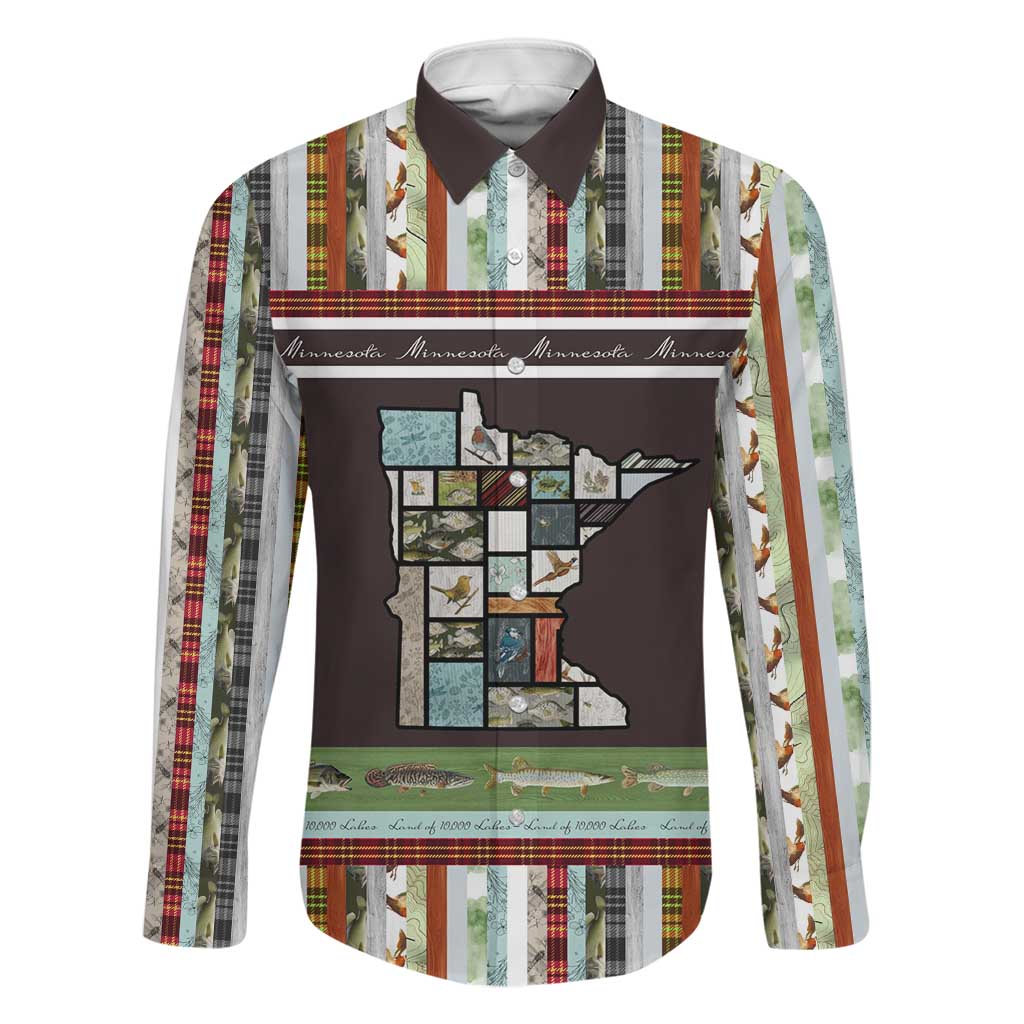 In The Deep Heart Of Minnesota Christmas Design Family Matching Off Shoulder Maxi Dress and Hawaiian Shirt Xmas Holiday Patterns - Wonder Print Shop