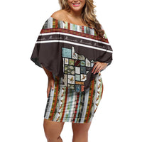 In The Deep Heart Of Minnesota Christmas Design Family Matching Off Shoulder Short Dress and Hawaiian Shirt Xmas Holiday Patterns - Wonder Print Shop