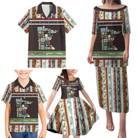 In The Deep Heart Of Minnesota Christmas Design Family Matching Puletasi and Hawaiian Shirt Xmas Holiday Patterns - Wonder Print Shop