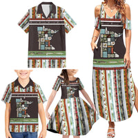 In The Deep Heart Of Minnesota Christmas Design Family Matching Summer Maxi Dress and Hawaiian Shirt Xmas Holiday Patterns - Wonder Print Shop