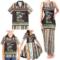 In The Deep Heart Of Minnesota Christmas Design Family Matching Tank Maxi Dress and Hawaiian Shirt Xmas Holiday Patterns - Wonder Print Shop