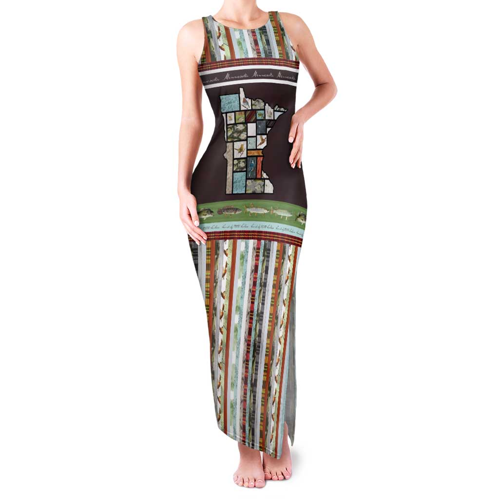 In The Deep Heart Of Minnesota Christmas Design Family Matching Tank Maxi Dress and Hawaiian Shirt Xmas Holiday Patterns - Wonder Print Shop