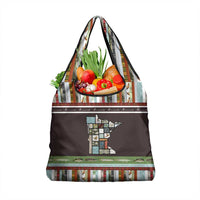 In The Deep Heart Of Minnesota Christmas Design Grocery Bag Xmas Holiday Patterns - Wonder Print Shop