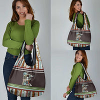 In The Deep Heart Of Minnesota Christmas Design Grocery Bag Xmas Holiday Patterns - Wonder Print Shop