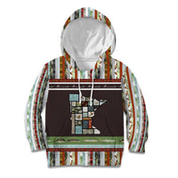 In The Deep Heart Of Minnesota Christmas Design Kid Hoodie Xmas Holiday Patterns - Wonder Print Shop