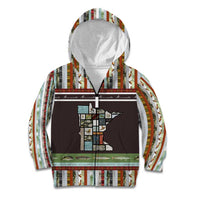 In The Deep Heart Of Minnesota Christmas Design Kid Hoodie Xmas Holiday Patterns - Wonder Print Shop