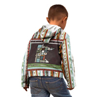 In The Deep Heart Of Minnesota Christmas Design Kid Hoodie Xmas Holiday Patterns - Wonder Print Shop