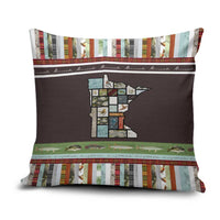 In The Deep Heart Of Minnesota Christmas Design Pillow Cover Xmas Holiday Patterns - Wonder Print Shop