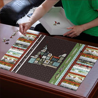 In The Deep Heart Of Minnesota Christmas Design Puzzle Xmas Holiday Patterns - Wonder Print Shop