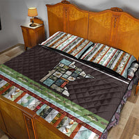 In The Deep Heart Of Minnesota Christmas Design Quilt Bed Set Xmas Holiday Patterns - Wonder Print Shop