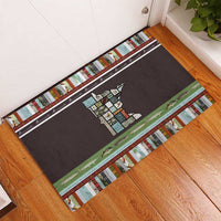In The Deep Heart Of Minnesota Christmas Design Rubber Doormat Xmas Holiday Patterns - Wonder Print Shop