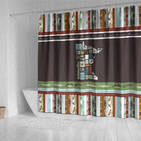 In The Deep Heart Of Minnesota Christmas Design Shower Curtain Xmas Holiday Patterns - Wonder Print Shop