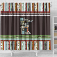 In The Deep Heart Of Minnesota Christmas Design Shower Curtain Xmas Holiday Patterns - Wonder Print Shop