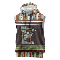 In The Deep Heart Of Minnesota Christmas Design Sleeveless Hoodie Xmas Holiday Patterns - Wonder Print Shop