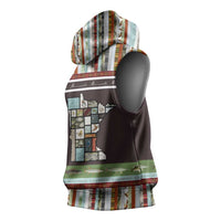 In The Deep Heart Of Minnesota Christmas Design Sleeveless Hoodie Xmas Holiday Patterns - Wonder Print Shop