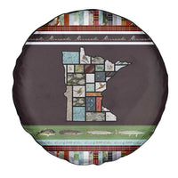 In The Deep Heart Of Minnesota Christmas Design Spare Tire Cover Xmas Holiday Patterns - Wonder Print Shop