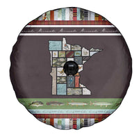 In The Deep Heart Of Minnesota Christmas Design Spare Tire Cover Xmas Holiday Patterns - Wonder Print Shop