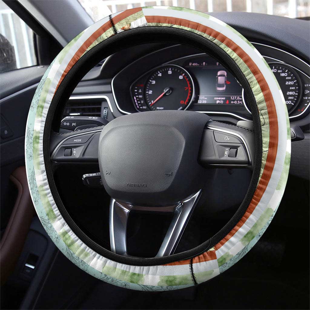 In The Deep Heart Of Minnesota Christmas Design Steering Wheel Cover Xmas Holiday Patterns - Wonder Print Shop