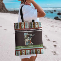 In The Deep Heart Of Minnesota Christmas Design Tote Bag Xmas Holiday Patterns - Wonder Print Shop