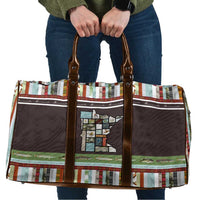 In The Deep Heart Of Minnesota Christmas Design Travel Bag Xmas Holiday Patterns - Wonder Print Shop