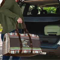 In The Deep Heart Of Minnesota Christmas Design Travel Bag Xmas Holiday Patterns - Wonder Print Shop