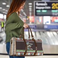 In The Deep Heart Of Minnesota Christmas Design Travel Bag Xmas Holiday Patterns - Wonder Print Shop