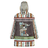 In The Deep Heart Of Minnesota Christmas Design Wearable Blanket Hoodie Xmas Holiday Patterns - Wonder Print Shop