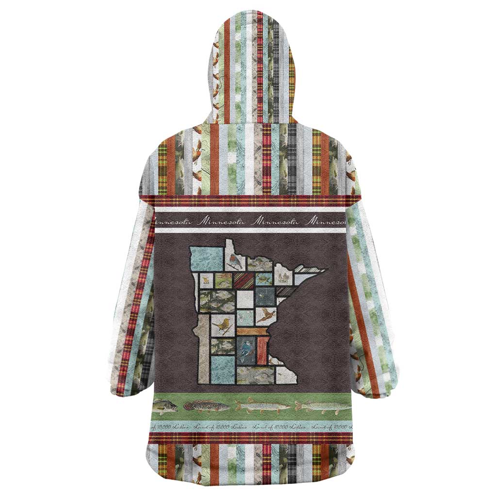 In The Deep Heart Of Minnesota Christmas Design Wearable Blanket Hoodie Xmas Holiday Patterns - Wonder Print Shop