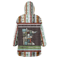 In The Deep Heart Of Minnesota Christmas Design Wearable Blanket Hoodie Xmas Holiday Patterns - Wonder Print Shop