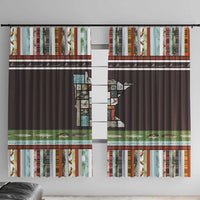 In The Deep Heart Of Minnesota Christmas Design Window Curtain Xmas Holiday Patterns - Wonder Print Shop