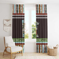 In The Deep Heart Of Minnesota Christmas Design Window Curtain Xmas Holiday Patterns - Wonder Print Shop