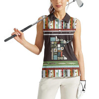 In The Deep Heart Of Minnesota Christmas Design Women Sleeveless Polo Shirt Xmas Holiday Patterns - Wonder Print Shop