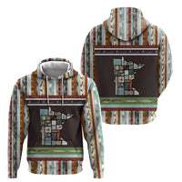 In The Deep Heart Of Minnesota Christmas Design Zip Hoodie Xmas Holiday Patterns - Wonder Print Shop