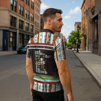 In The Deep Heart Of Minnesota Christmas Design Zipper Polo Shirt Xmas Holiday Patterns - Wonder Print Shop