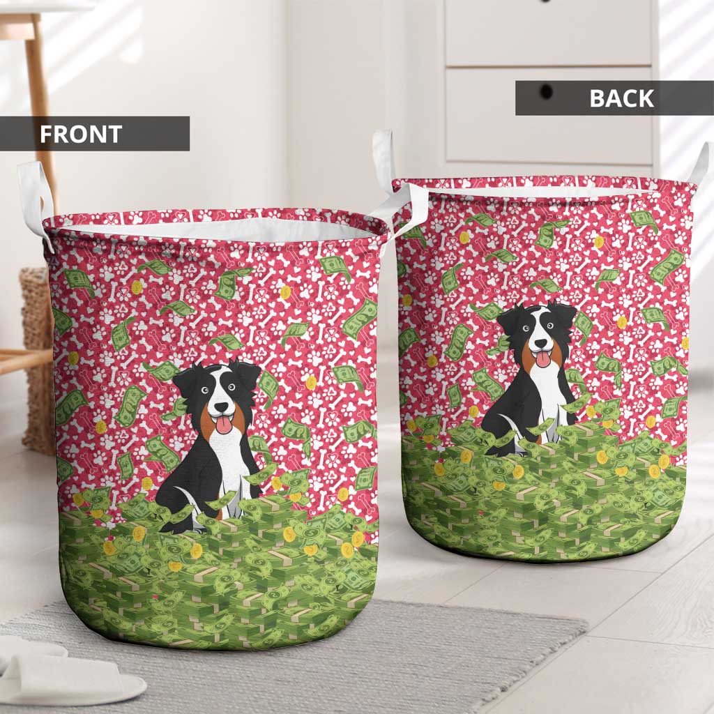 I Work Hard So That My Dog Can Have A Better Life Christmas Christmas Laundry Basket Xmas Holiday Patterns - Wonder Print Shop
