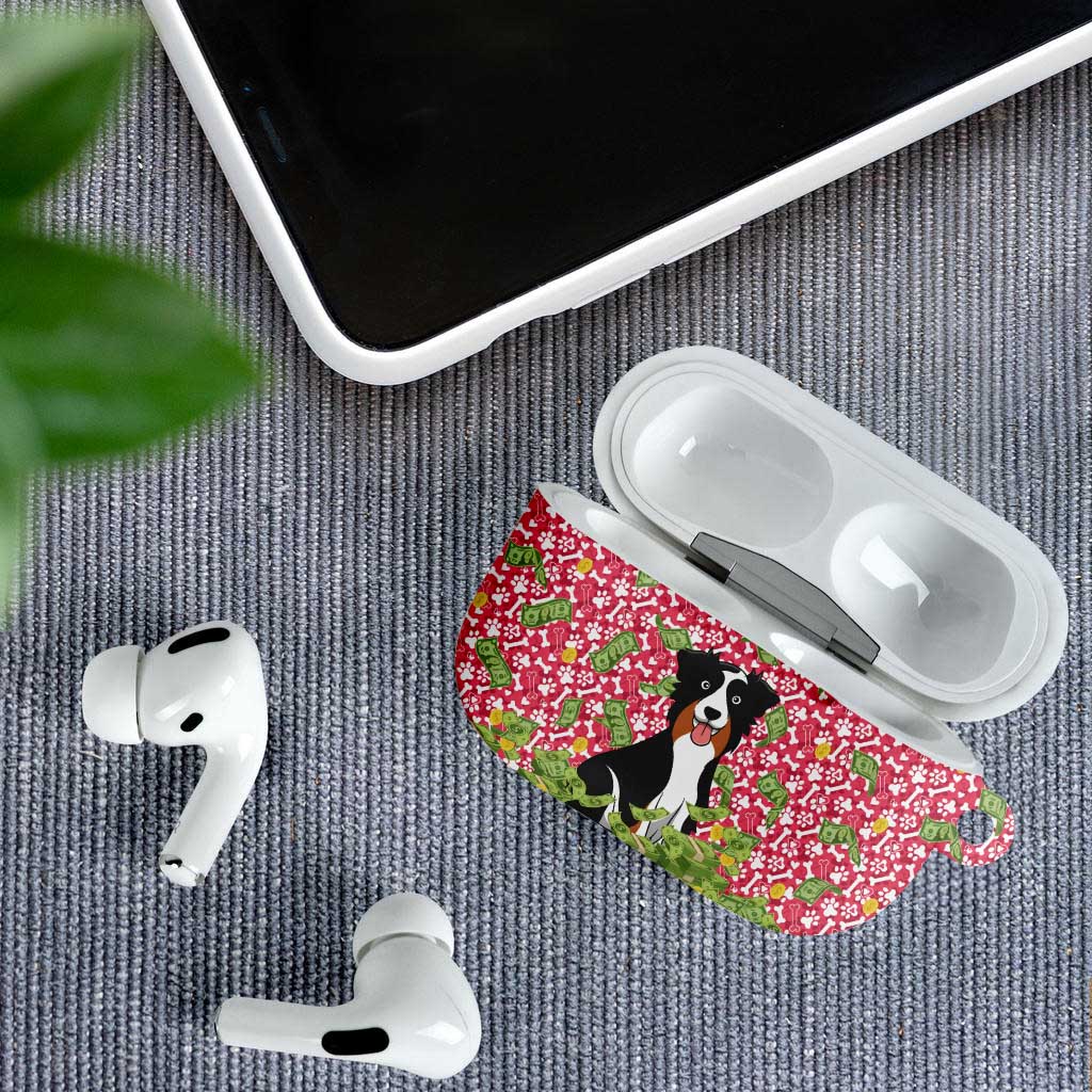 I Work Hard So That My Dog Can Have A Better Life Christmas Christmas AirPods Case Xmas Holiday Patterns - Wonder Print Shop