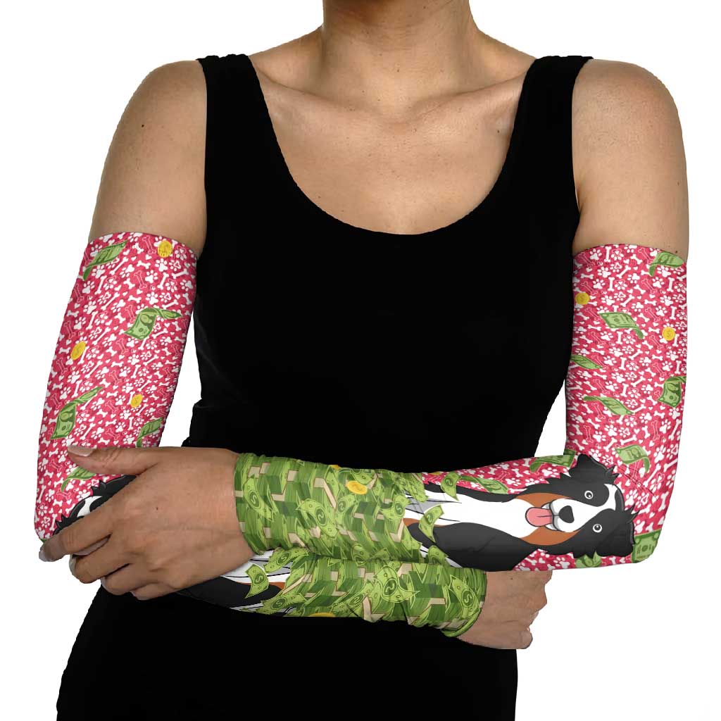 I Work Hard So That My Dog Can Have A Better Life Christmas Christmas Arm Sleeves Xmas Holiday Patterns - Wonder Print Shop