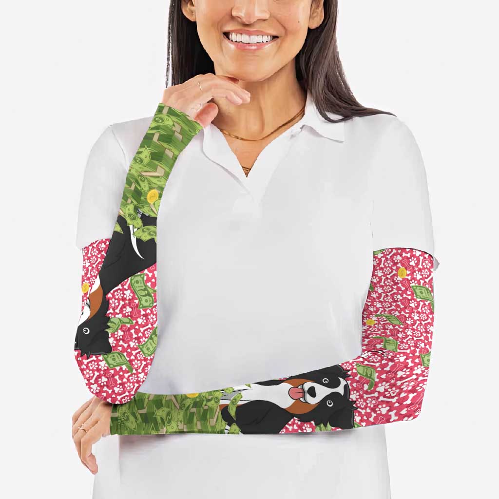 I Work Hard So That My Dog Can Have A Better Life Christmas Christmas Arm Sleeves Xmas Holiday Patterns - Wonder Print Shop