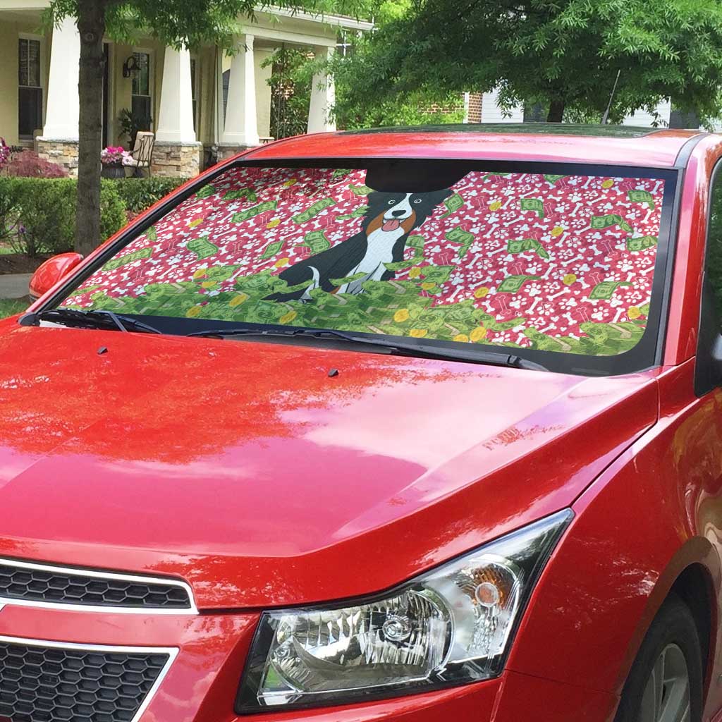 I Work Hard So That My Dog Can Have A Better Life Christmas Christmas Auto Sun Shade Xmas Holiday Patterns - Wonder Print Shop