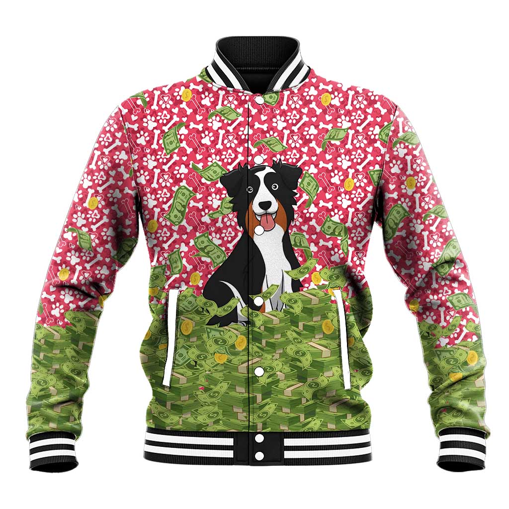 I Work Hard So That My Dog Can Have A Better Life Christmas Christmas Baseball Jacket Xmas Holiday Patterns - Wonder Print Shop