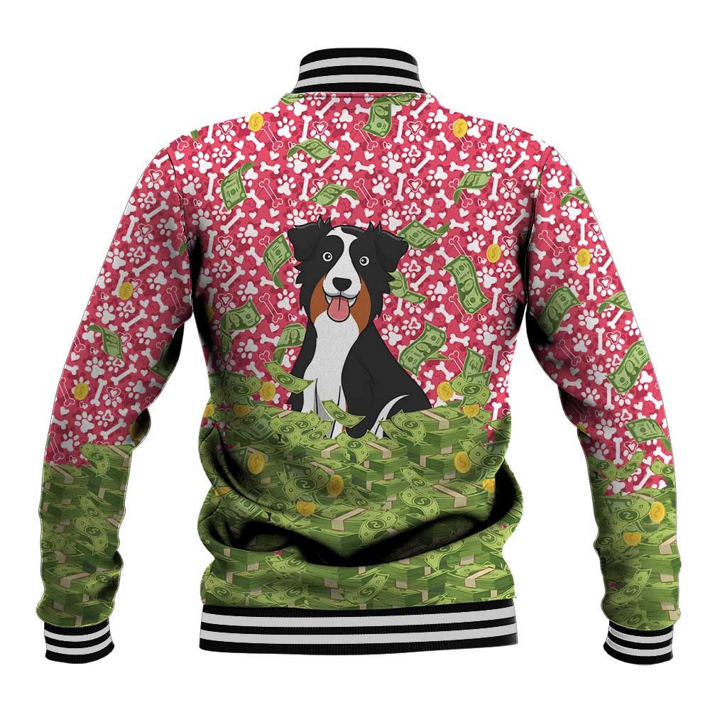 I Work Hard So That My Dog Can Have A Better Life Christmas Christmas Baseball Jacket Xmas Holiday Patterns - Wonder Print Shop