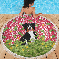 I Work Hard So That My Dog Can Have A Better Life Christmas Christmas Beach Blanket Xmas Holiday Patterns - Wonder Print Shop